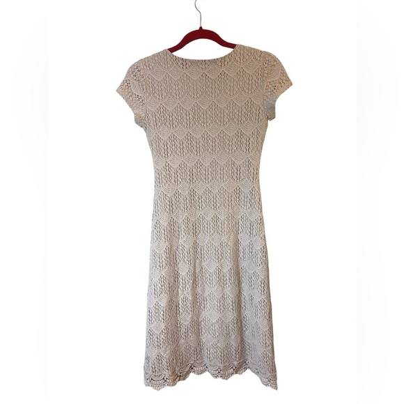 DE Collection Nude Short Sleeve Knit Dress - Picture 12 of 14